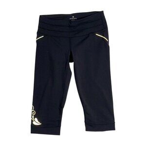 Athleta Black Cropped Leggings S 🖤✨ Perfect for Active Days!